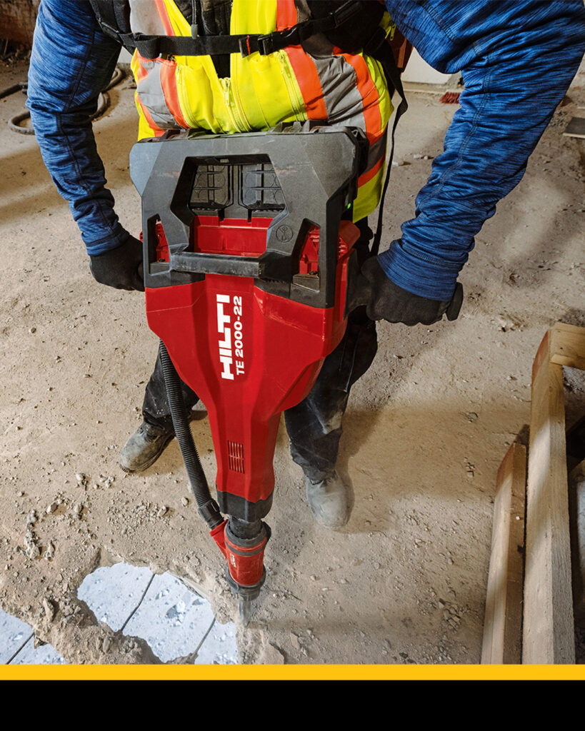 When operating ergonomic tools, PPE is not only a matter of immediate safety, it helps reduce stress on the body over long-term use. 