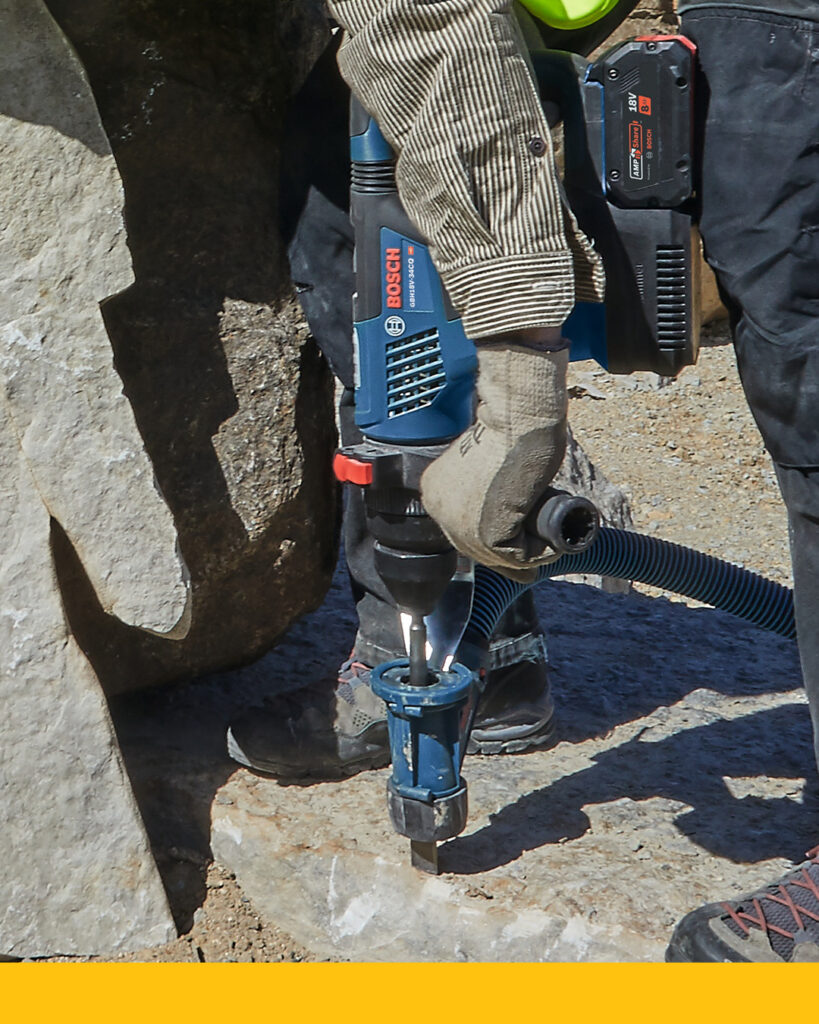 Ergonomic tools with cushioned grips keep workers safe and comfortable during long hours on the jobsite. 