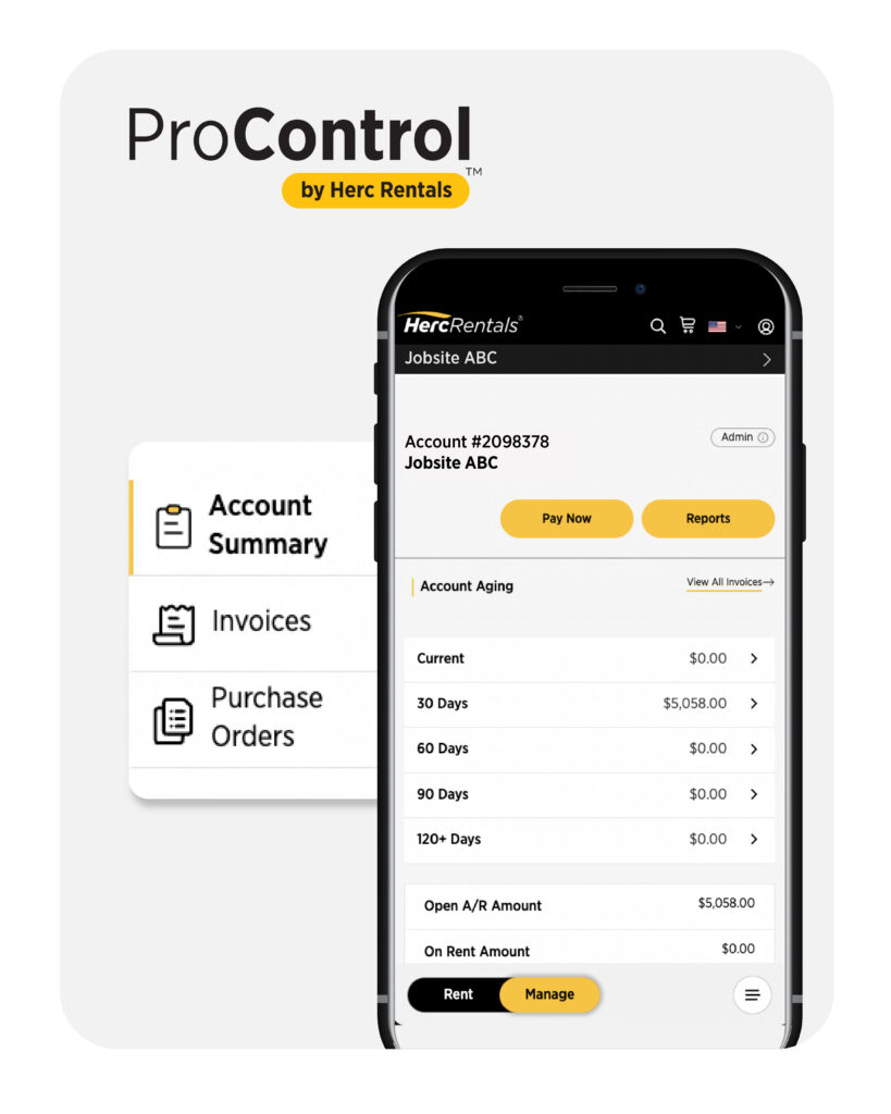 Any equipment rental software worth using allows users to pay bills securely and seamlessly through the digital portal.