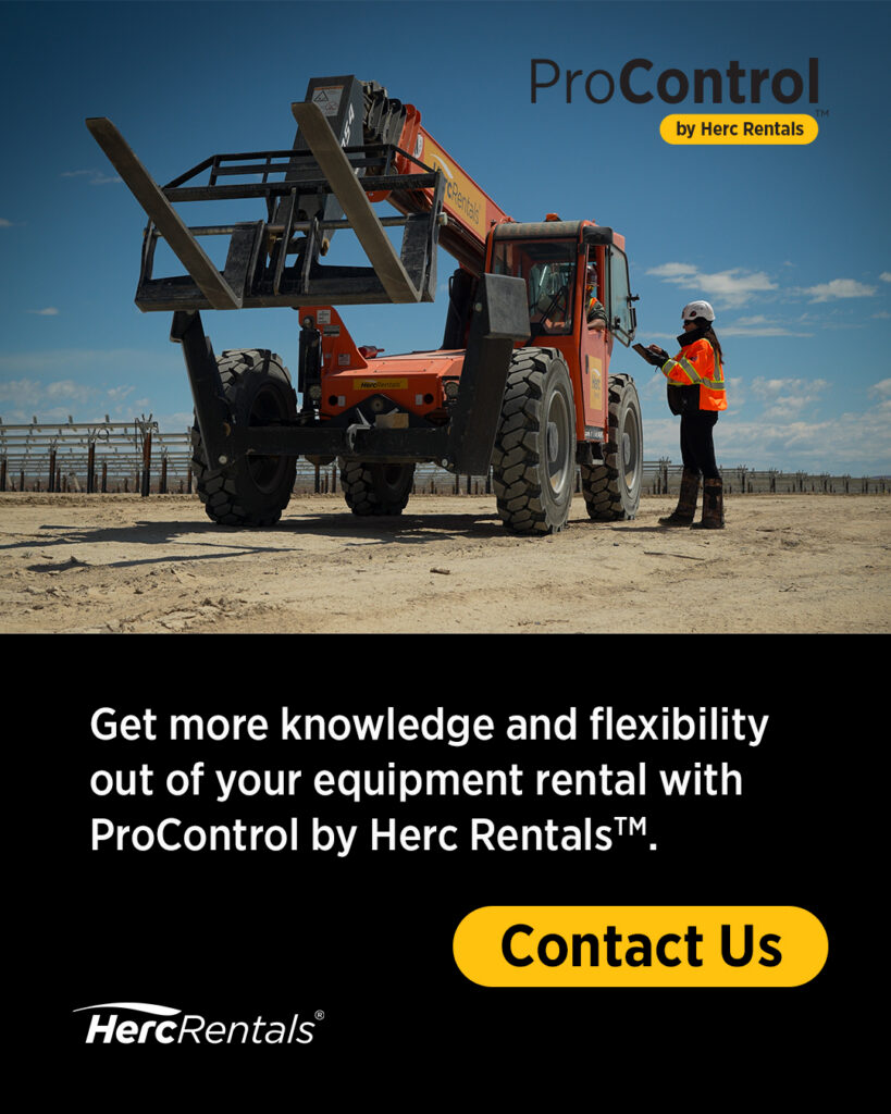 With ProControl by Herc Rentals, construction fleet management is a breeze.