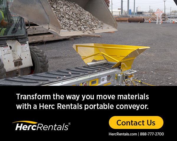 There are several benefits of portable conveyor belts for companies. For more information and a customized solution, reach out at www.HercRentals.com.
