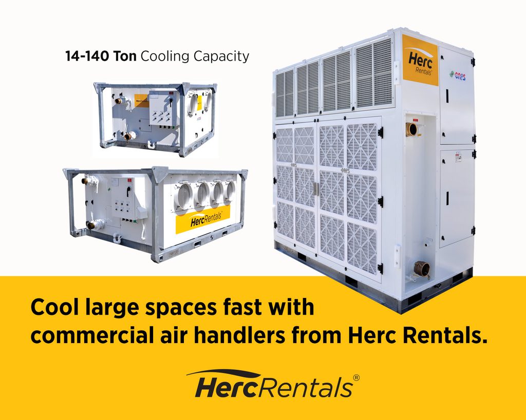 Don't waste time wondering, "what is an air handler?" Instead, reach out to the experts at Herc Rentals for climate control solutions at HercRentals.com. 