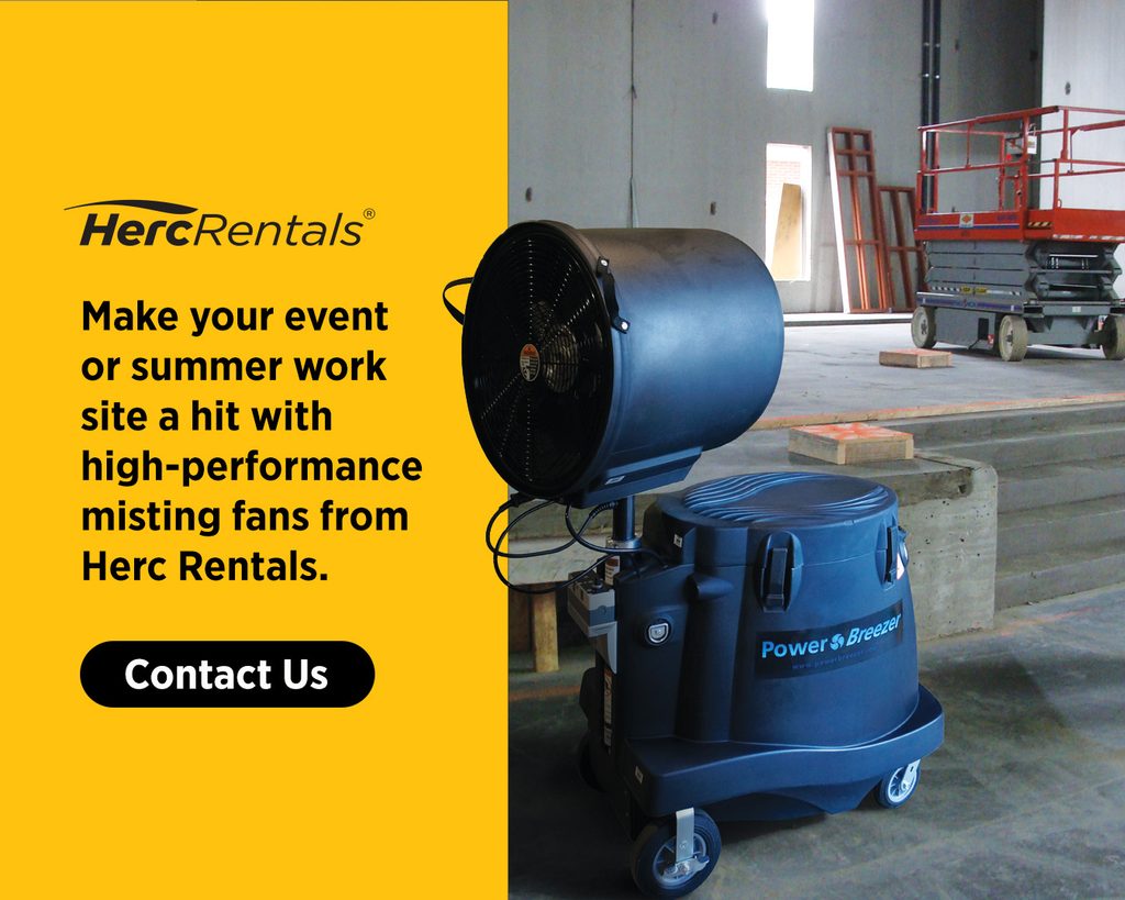 Rent outdoor cooling fans from Herc Rentals. Reach out to our climate control experts at HercRentals.com. 