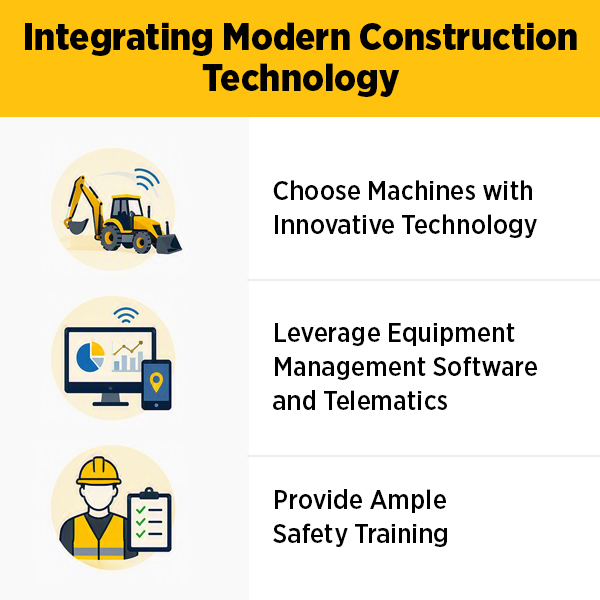 Construction megaprojects must have technology that enables them to work smarter and faster. An infographic spells out the modern construction technology that is vital to megaprojects. 