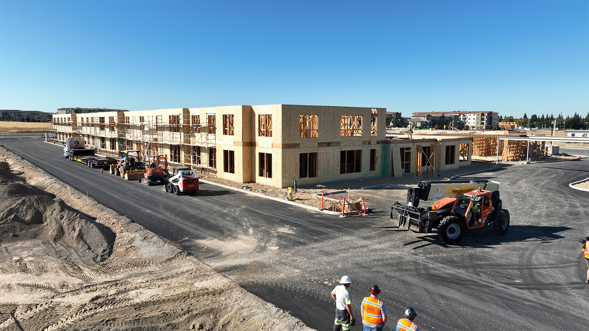 All the stages of construction require different steps, kinds of equipment and safety considerations.